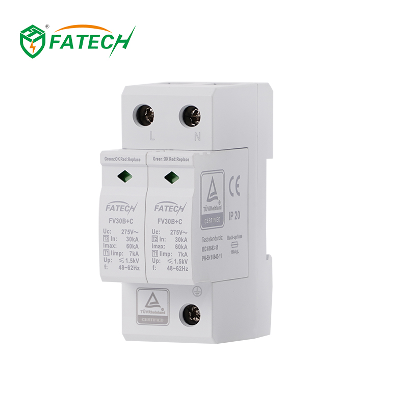 FV30B+C 2 275S TUV certified type 1+2 1 phase surge protection device 